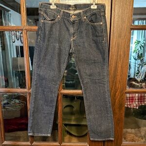 Old Navy The Diva Women‎ 12 Short Dark Wash Straight Leg Low Rise Denim Jeans
